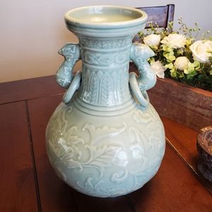 Large Celadon Vase - Chopsticks Andrea by Sadek